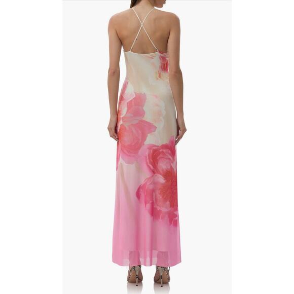 AFRM Romy Floral Mesh Maxi Slipdress - Picture 2 of 6